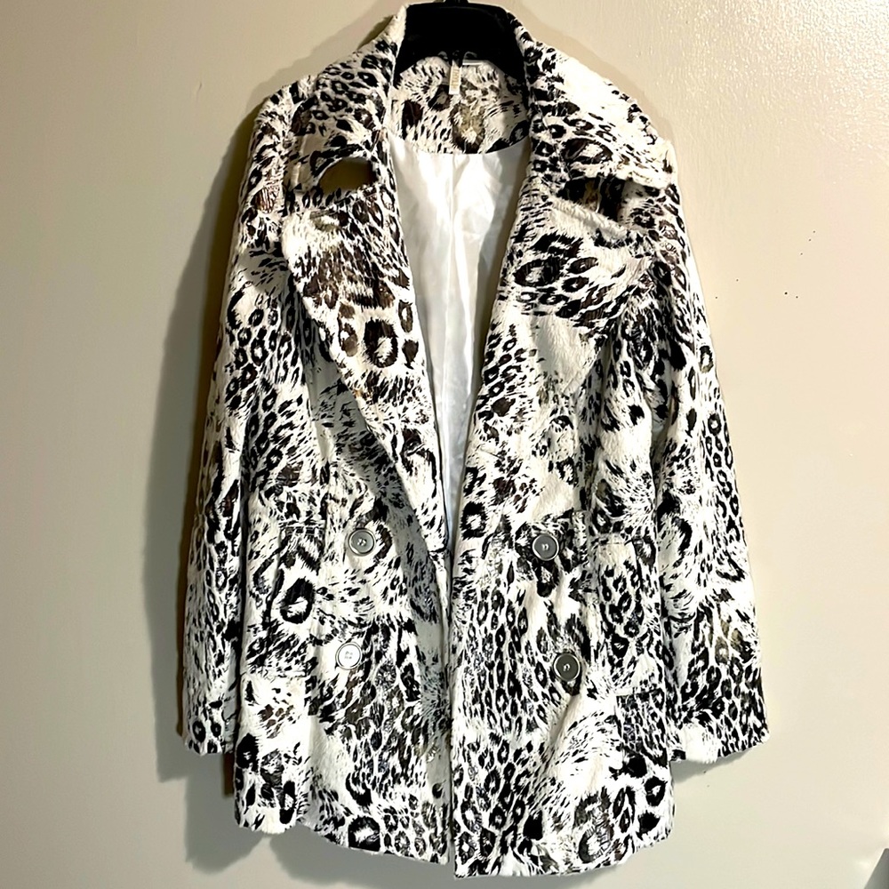 Ethyl animal print jacket